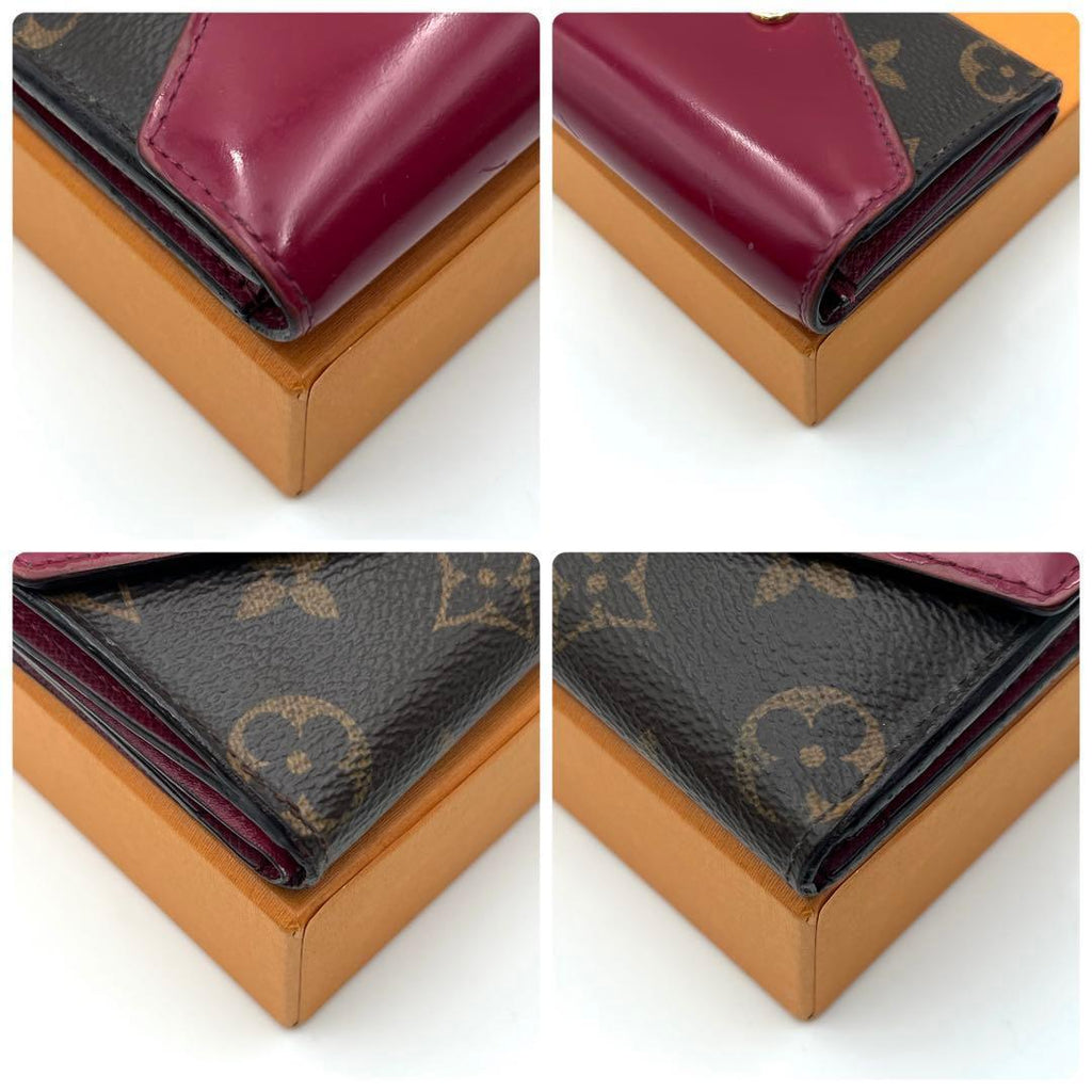 Louis Vuitton Monogram Portefeuille Zoe Trifold Wallet Fuchsia — view 7