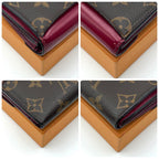 Louis Vuitton Monogram Portefeuille Zoe Trifold Wallet Fuchsia — view 8
