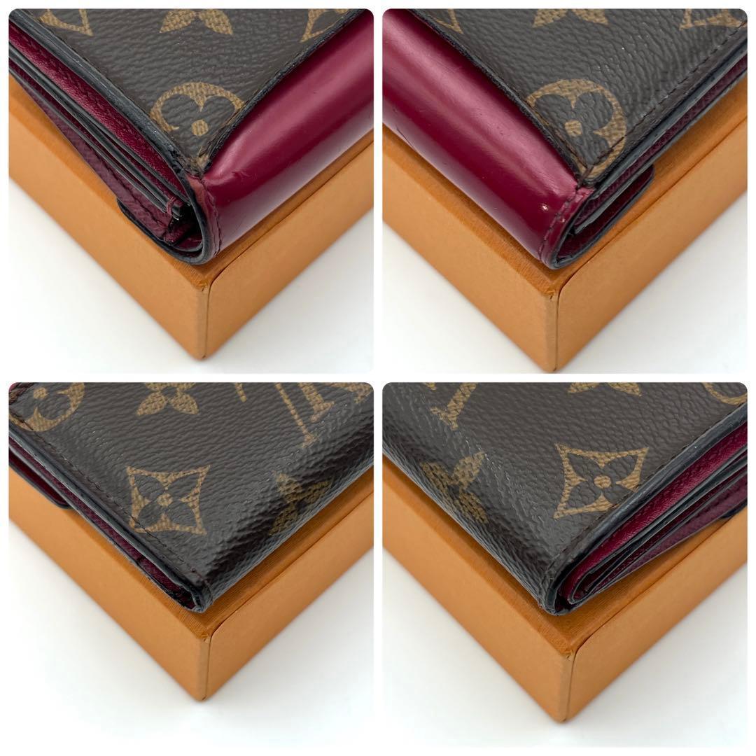 Louis Vuitton Monogram Portefeuille Zoe Trifold Wallet Fuchsia — view 8