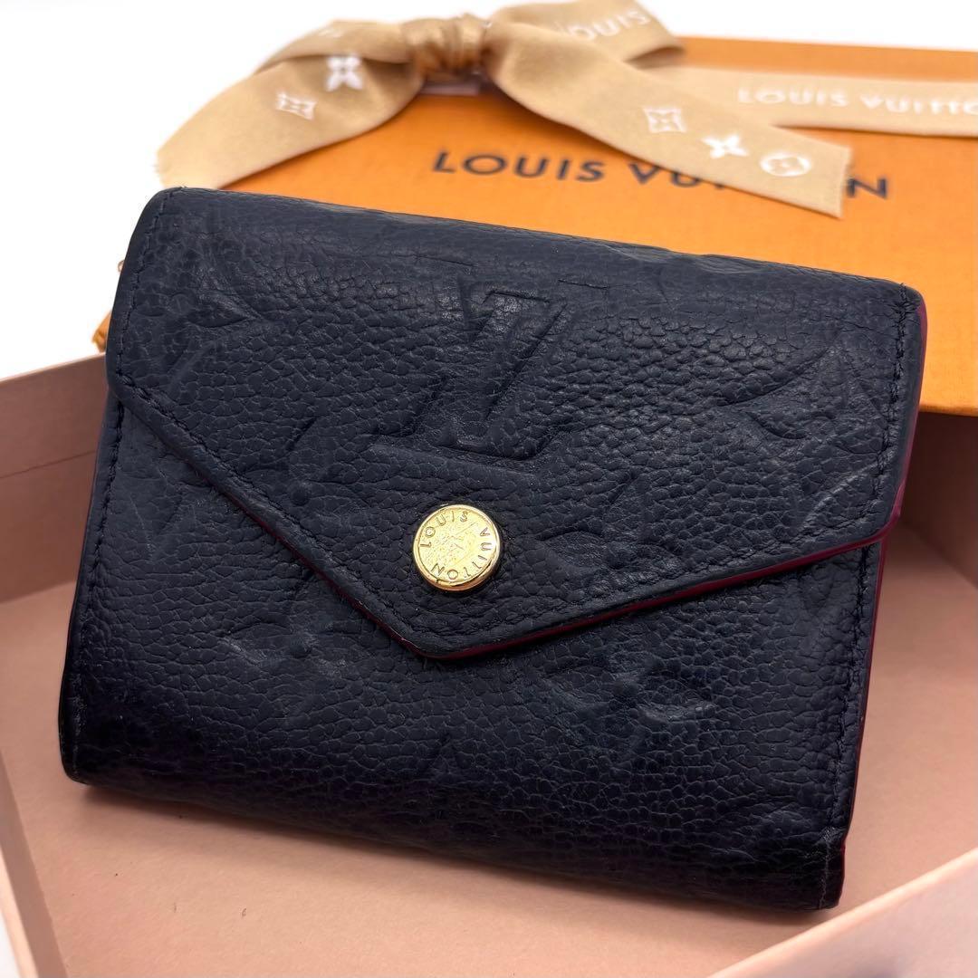 Louis Vuitton Monogram Empreinte Portefeuille Victorine Trifold Wallet