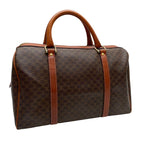 Celine Leather Macadam Triomphe Hand Mini Boston Bag — view 2