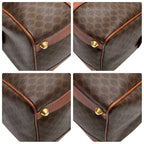 Celine Leather Macadam Triomphe Hand Mini Boston Bag — view 4