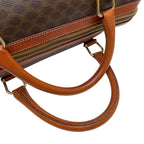 Celine Leather Macadam Triomphe Hand Mini Boston Bag — view 5