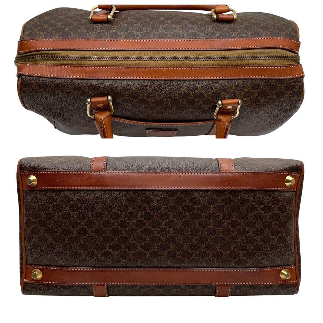 Celine Leather Macadam Triomphe Hand Mini Boston Bag — view 6