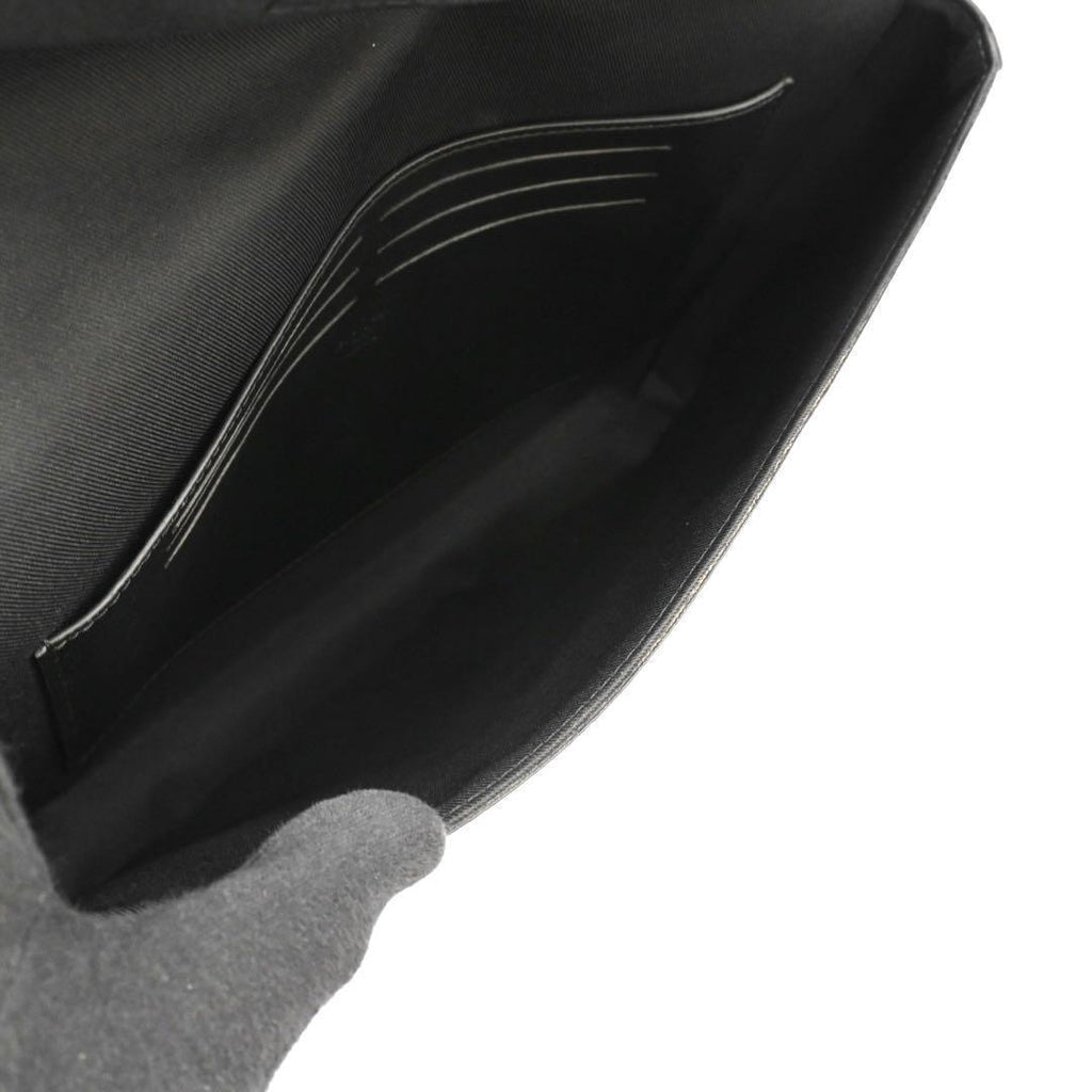 Louis Vuitton Eclipse Pochette Steamer Clutch Black — view 4