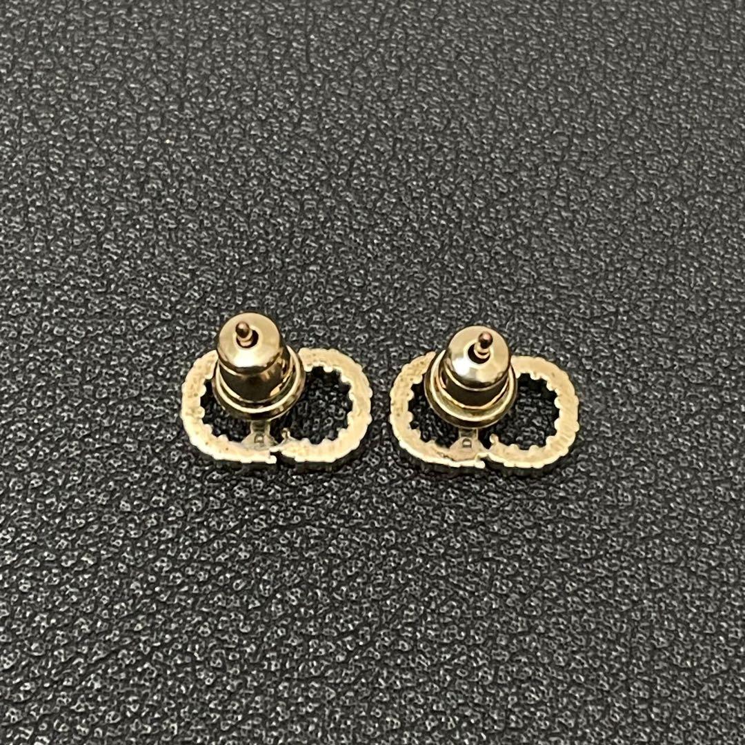Dior Clair de Lune CD Logo Rhinestone Earrings — view 4
