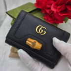 Gucci Trifold Wallet Bamboo Diana — view 3