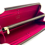 Louis Vuitton Monogram Portefeuille Clemence Flower Charm Wallet — view 8