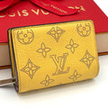 Louis Vuitton Wallet Monogram Mahina Portefeuille Clair Yellow
