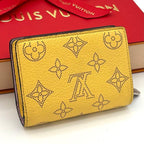 Louis Vuitton Wallet Monogram Mahina Portefeuille Clair Yellow — view 2