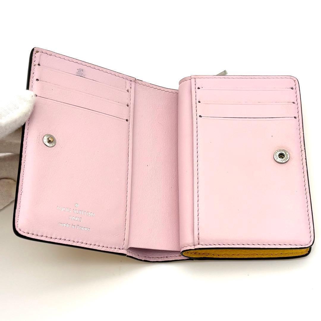 Louis Vuitton Wallet Monogram Mahina Portefeuille Clair Yellow — view 3