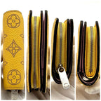 Louis Vuitton Wallet Monogram Mahina Portefeuille Clair Yellow — view 7