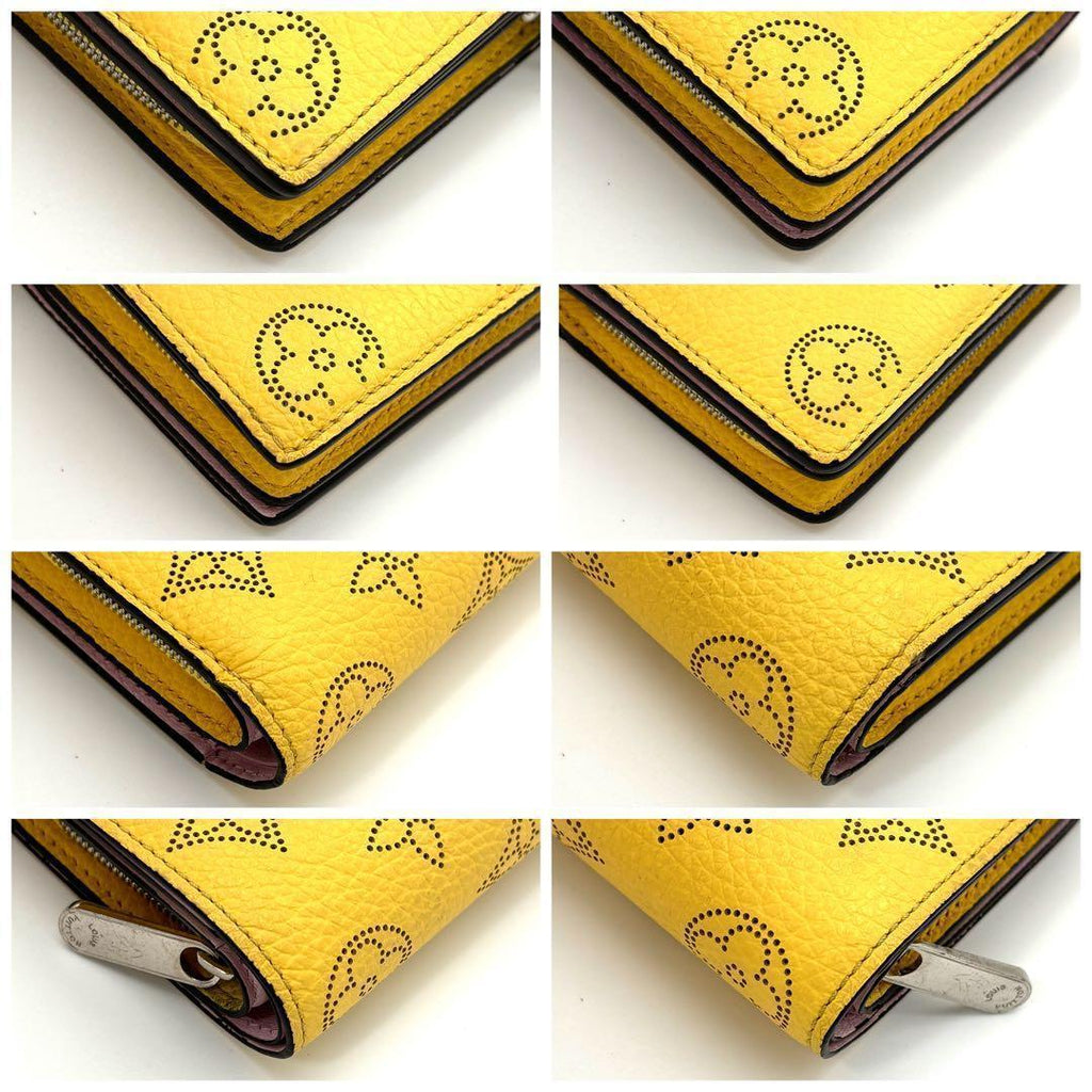 Louis Vuitton Wallet Monogram Mahina Portefeuille Clair Yellow — view 8
