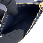 Louis Vuitton Monogram Empreinte Portefeuille Victorine Navy Blue Wallet — view 5