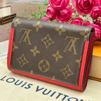 Louis Vuitton Monogram Portefeuille Flor Compact Wallet — view 2