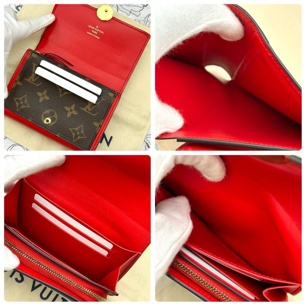 Louis Vuitton Monogram Portefeuille Flor Compact Wallet — view 6