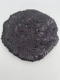 Chanel Sequin Beret Black Hat