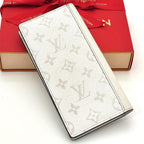 Louis Vuitton Portefeuille Brazza NM Taigarama White Wallet — view 2