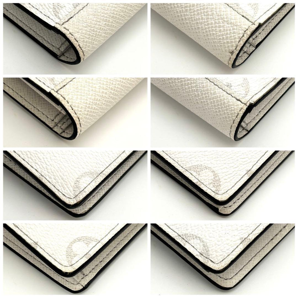 Louis Vuitton Portefeuille Brazza NM Taigarama White Wallet — view 8