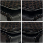Celine Triomphe Macadam Suede Shoulder Bag Vintage — view 7