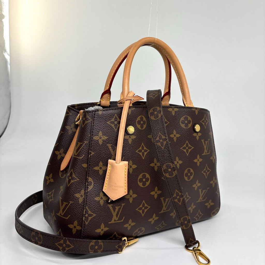 Louis Vuitton Monogram Montaigne BB 2-Way Handbag — view 3