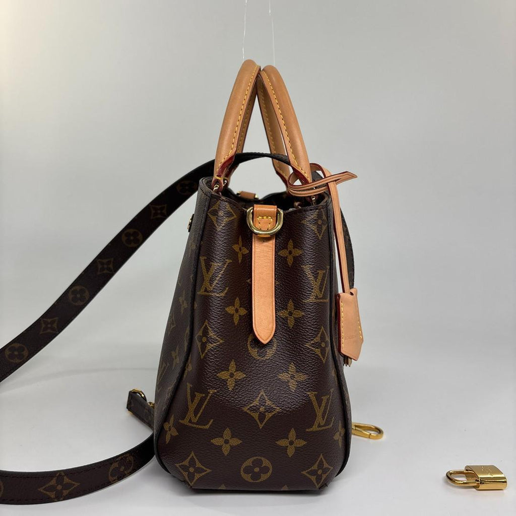 Louis Vuitton Monogram Montaigne BB 2-Way Handbag — view 4