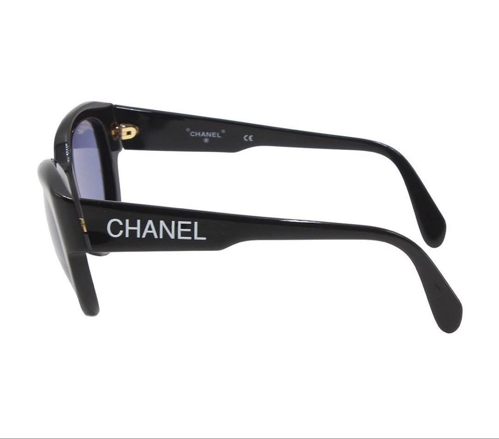 Chanel Side Logo Sunglasses Eyewear — view 6