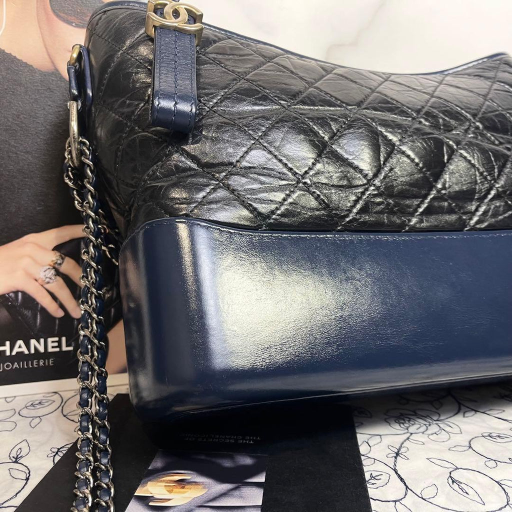 Chanel Gabrielle Bicolor Quilted Handbag — view 4
