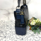 Chanel Gabrielle Bicolor Quilted Handbag — view 6