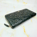 Chanel Camellia Studded Zip Around Wallet — view 7