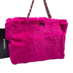 Chanel Lapin CC Logo Chain Shoulder Tote