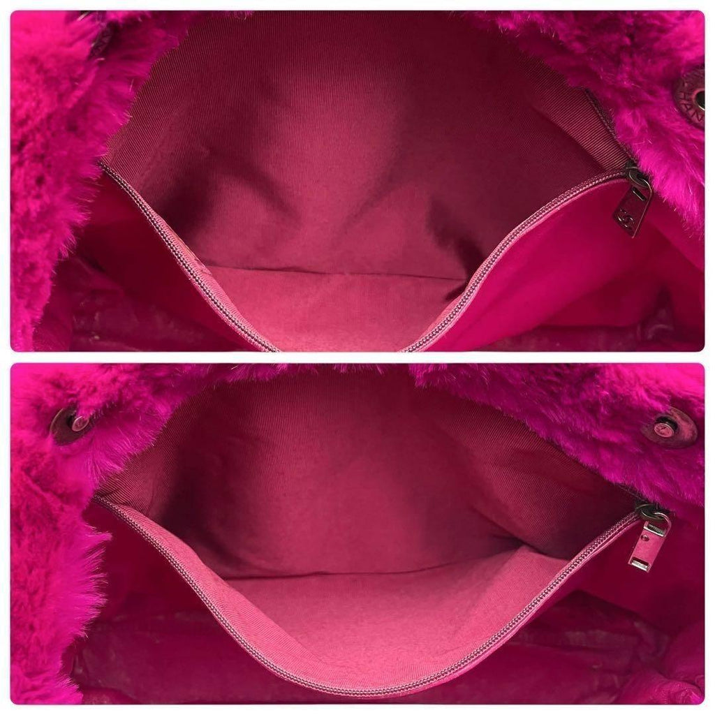 Chanel Lapin CC Logo Chain Shoulder Tote — view 9