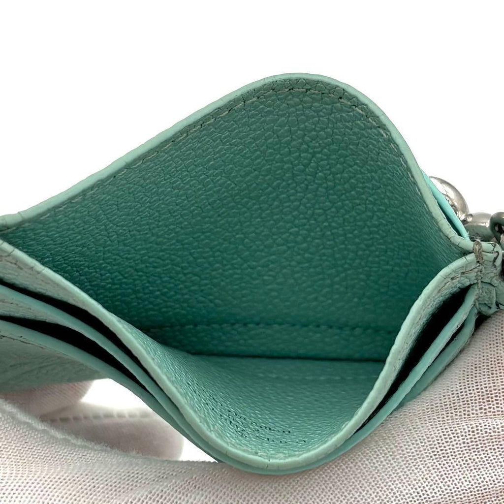 Louis Vuitton Card Case Holder LV Charm Monogram Blue — view 3