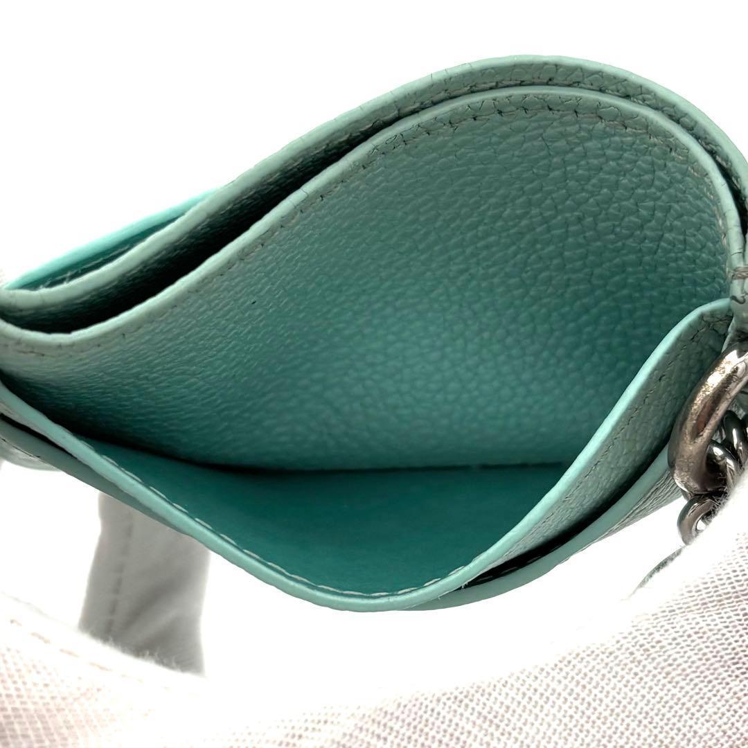 Louis Vuitton Card Case Holder LV Charm Monogram Blue — view 6