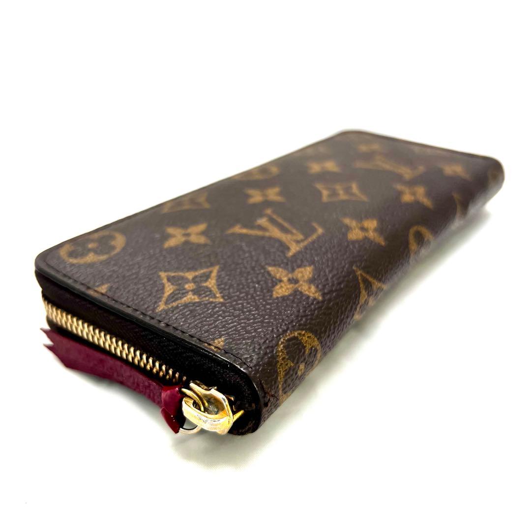 Louis Vuitton Monogram Portefeuille Clemence Fuchsia Wallet — view 4
