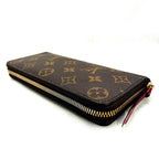 Louis Vuitton Monogram Portefeuille Clemence Fuchsia Wallet — view 5