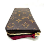 Louis Vuitton Monogram Portefeuille Clemence Fuchsia Wallet — view 9