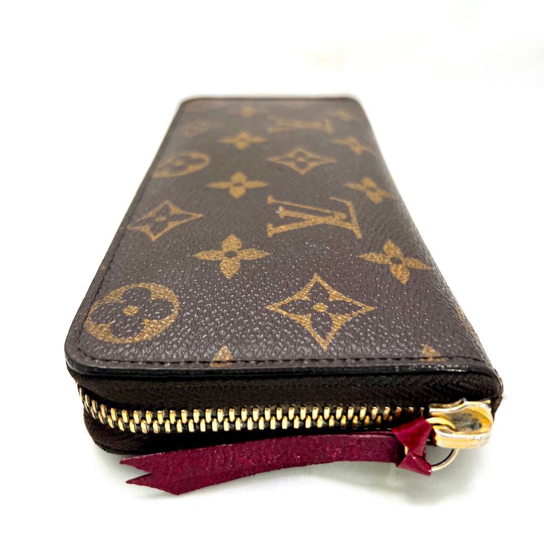 Louis Vuitton Monogram Portefeuille Clemence Fuchsia Wallet — view 9