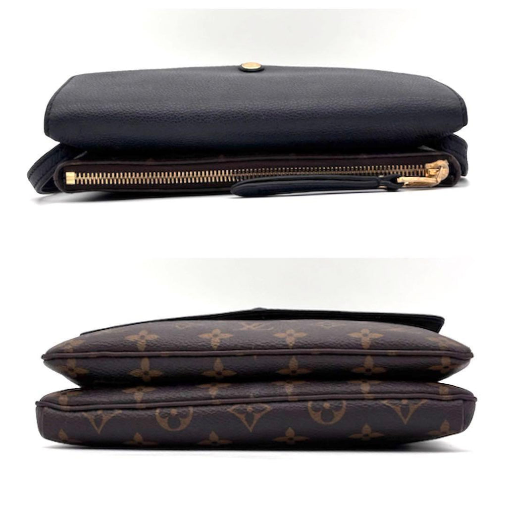 Louis Vuitton Monogram Twice Shoulder Bag Crossbody Gold — view 7