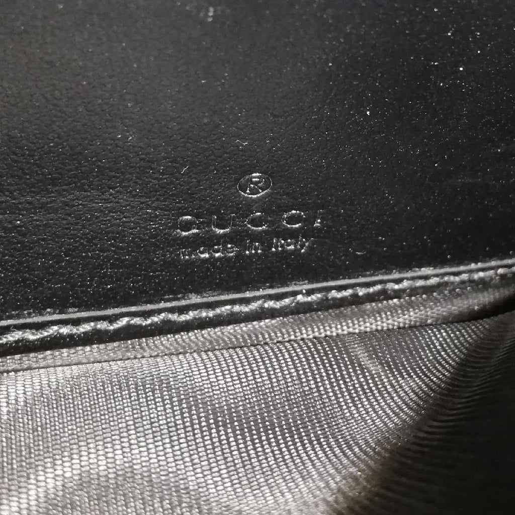 Gucci GG Marmont Bifold Wallet Leather Black — view 5