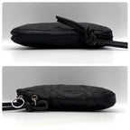Chanel Cambon Line Leather Pochette Shoulder Bag Black — view 5