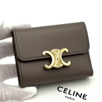Celine Compact Wallet and Coin Holder Gray — view 2