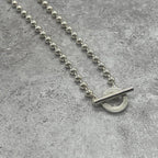 Gucci Ball Chain Toggle Necklace