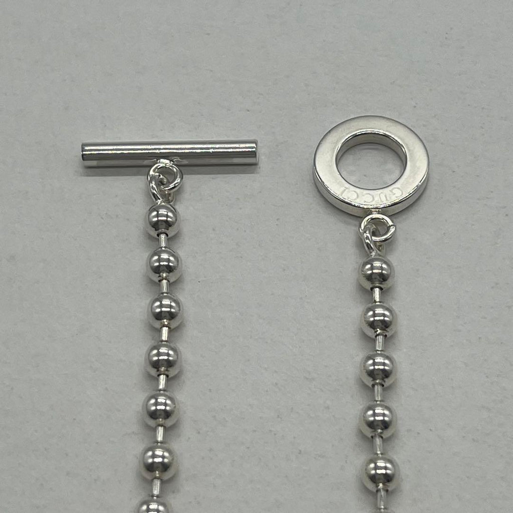 Gucci Ball Chain Toggle Necklace — view 3