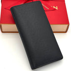Louis Vuitton Wallet Portefeuille Brazza Navy Hawaii Taiga — view 2
