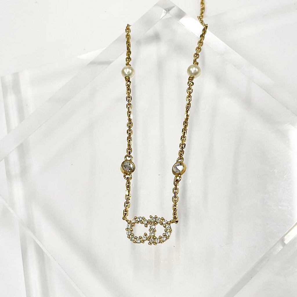 Dior Clairdlune CD Logo Necklace — view 2