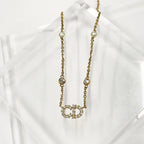 Dior Clairdlune CD Logo Necklace — view 2