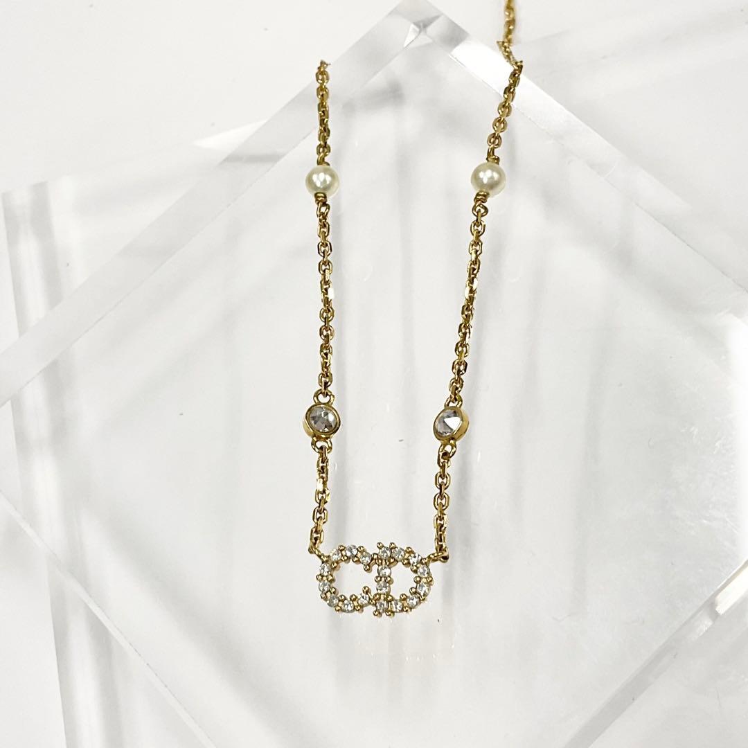 Dior Clairdlune CD Logo Necklace — view 2