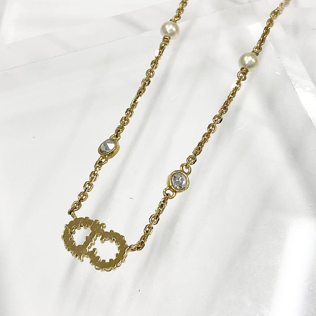 Dior Clairdlune CD Logo Necklace — view 3