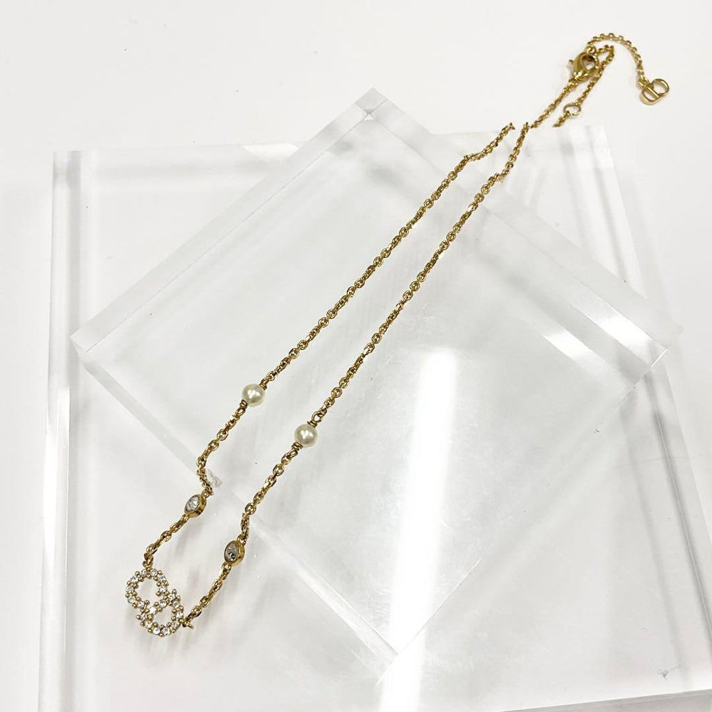 Dior Clairdlune CD Logo Necklace — view 4